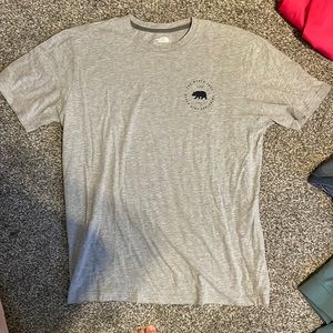 North face grey t shirt. Men’s or oversized women’s.